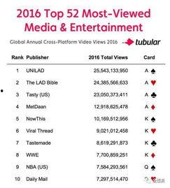 全球在线视频公司排名,揭秘顶尖企业排名